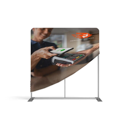 Waveline 6ft Straight Tabletop Display