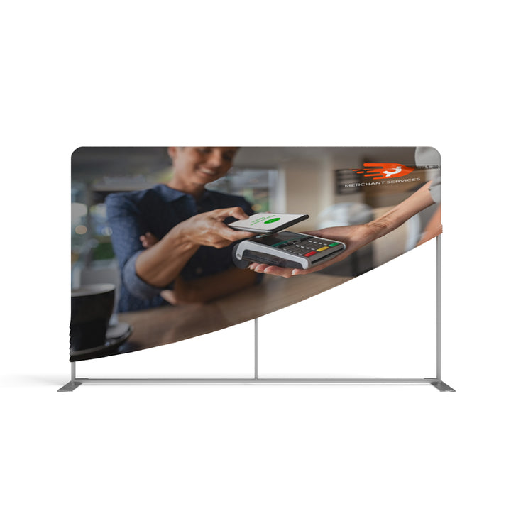 Waveline 8ft Straight Tabletop Display