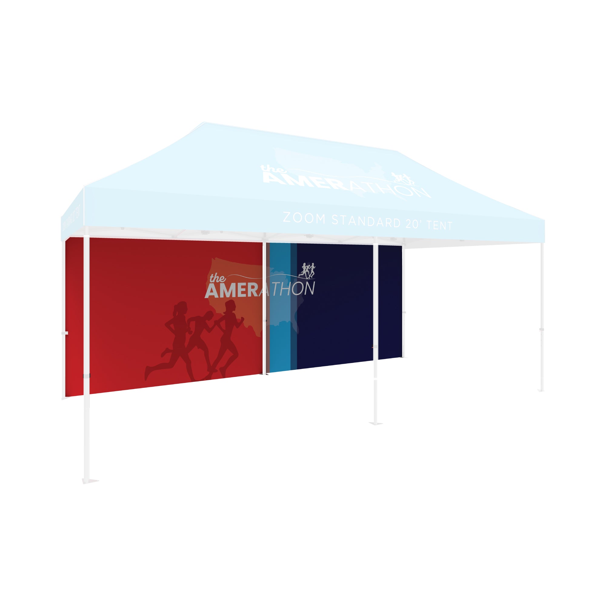 Zoom 20ft Tent Background Banner