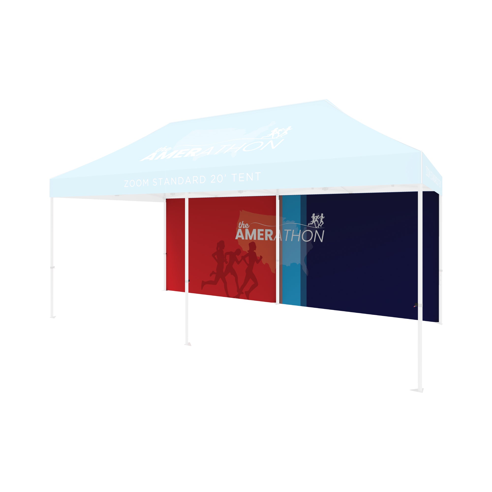 Zoom 20ft Tent Background Banner