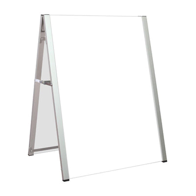 Freestanding A-frame sign board ideal for trade shows, exhibitions, and special events display