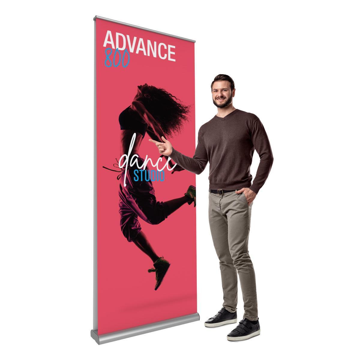 Advance Double Sided Banner Stand - TradeShowPlus