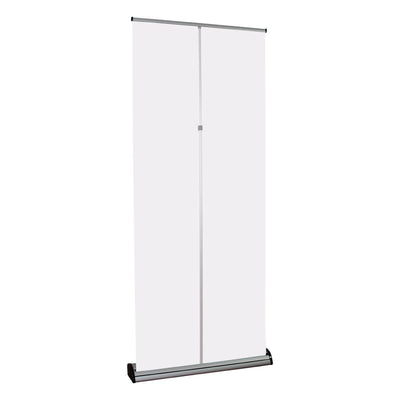 Retractable banner stand for trade shows, exhibitions, and special event displays
