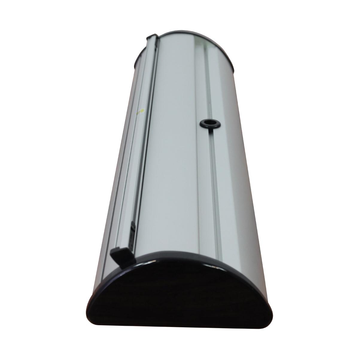 Retractable banner stand base designed for trade shows and special event displays