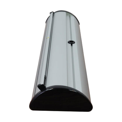 Retractable banner stand base designed for trade shows and special event displays