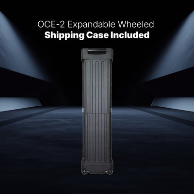 Expandable wheeled shipping case for trade shows, exhibitions, and special events storage
