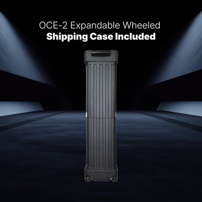Expandable wheeled shipping case for trade shows, exhibitions, and special events storage