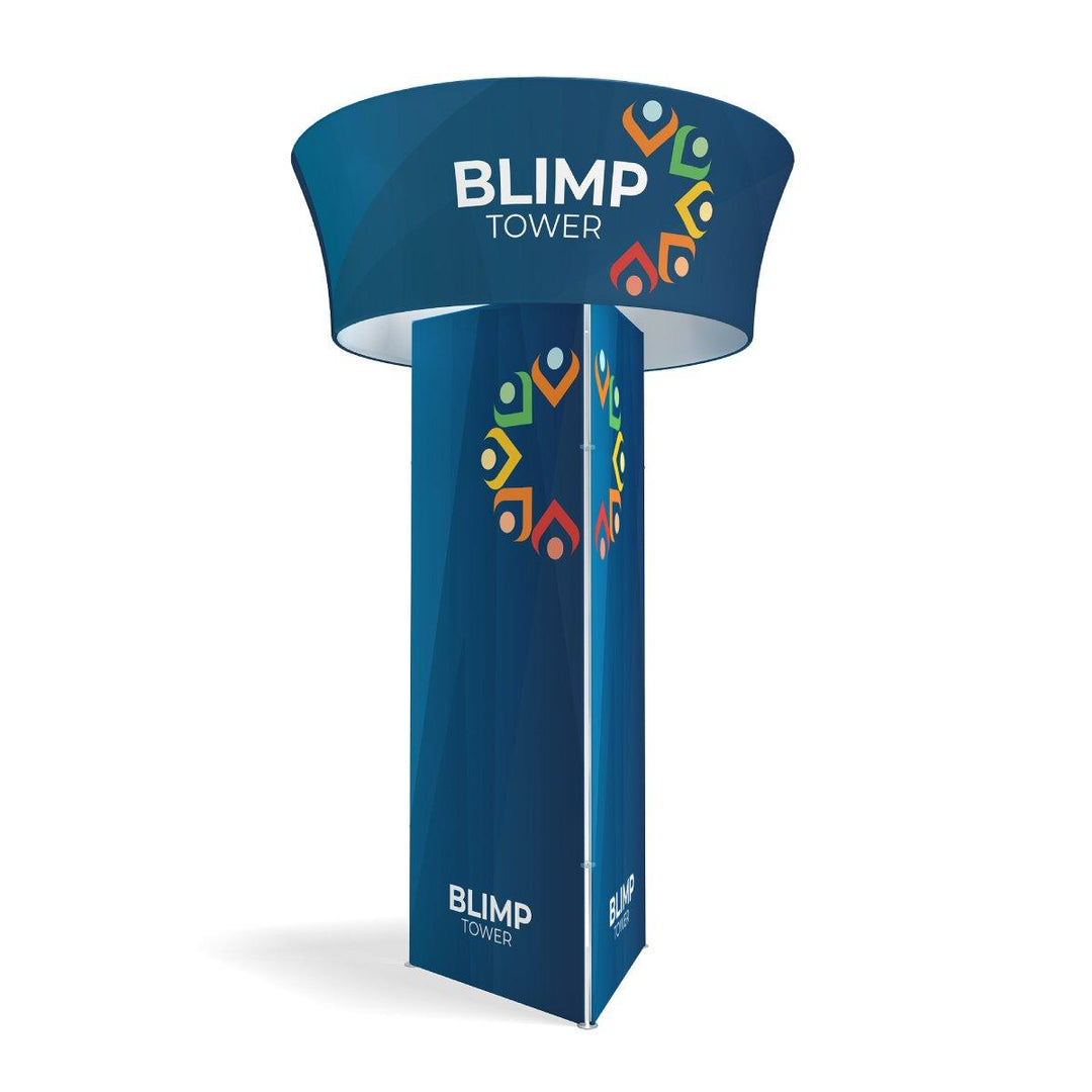 Blimp Triangle Rotating Tower Display - TradeShowPlus