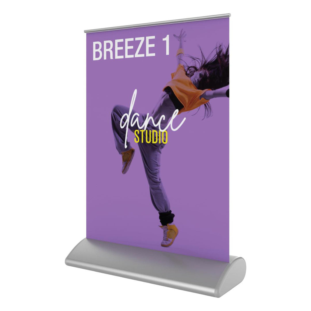 Breeze 1 Tabletop Banner Stand - TradeShowPlus