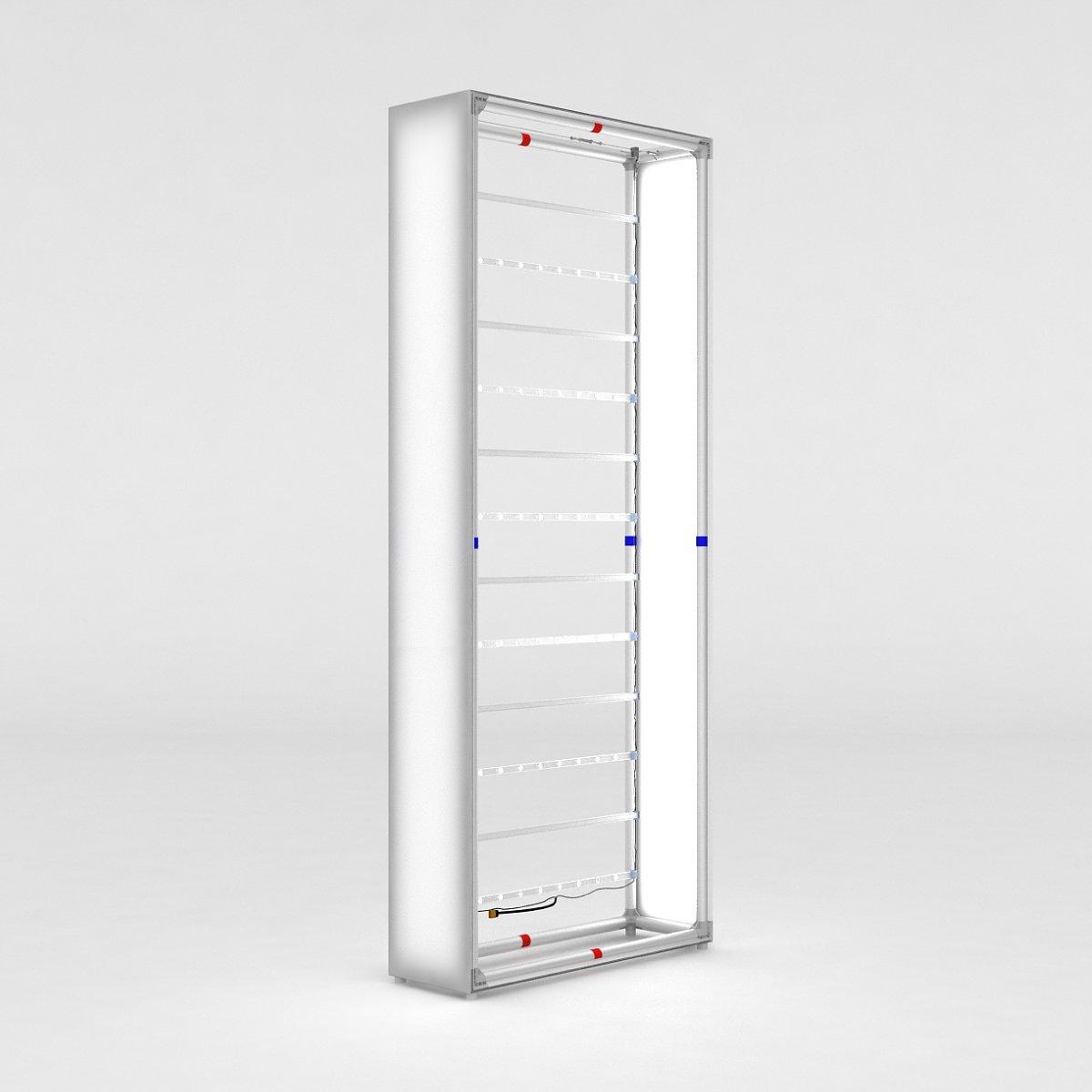 Casonara 3.5ft Backlit Display - TradeShowPlus