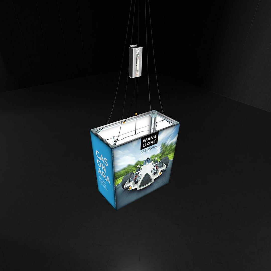 Casonara Hanging Lightbox 100M (Graphics) - TradeShowPlus