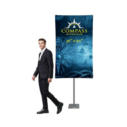 Compass Banner Stand - TradeShowPlus