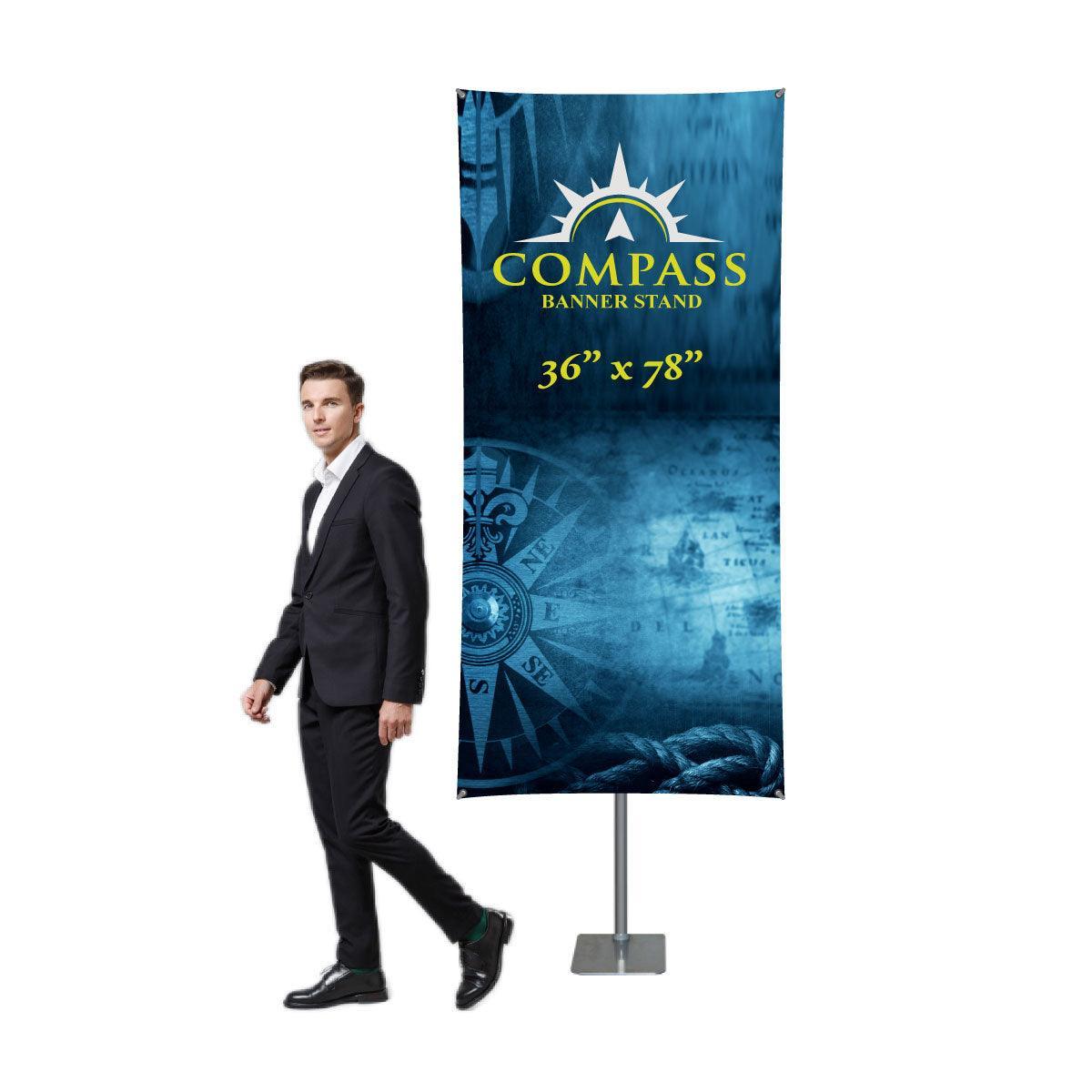 Compass Banner Stand - TradeShowPlus