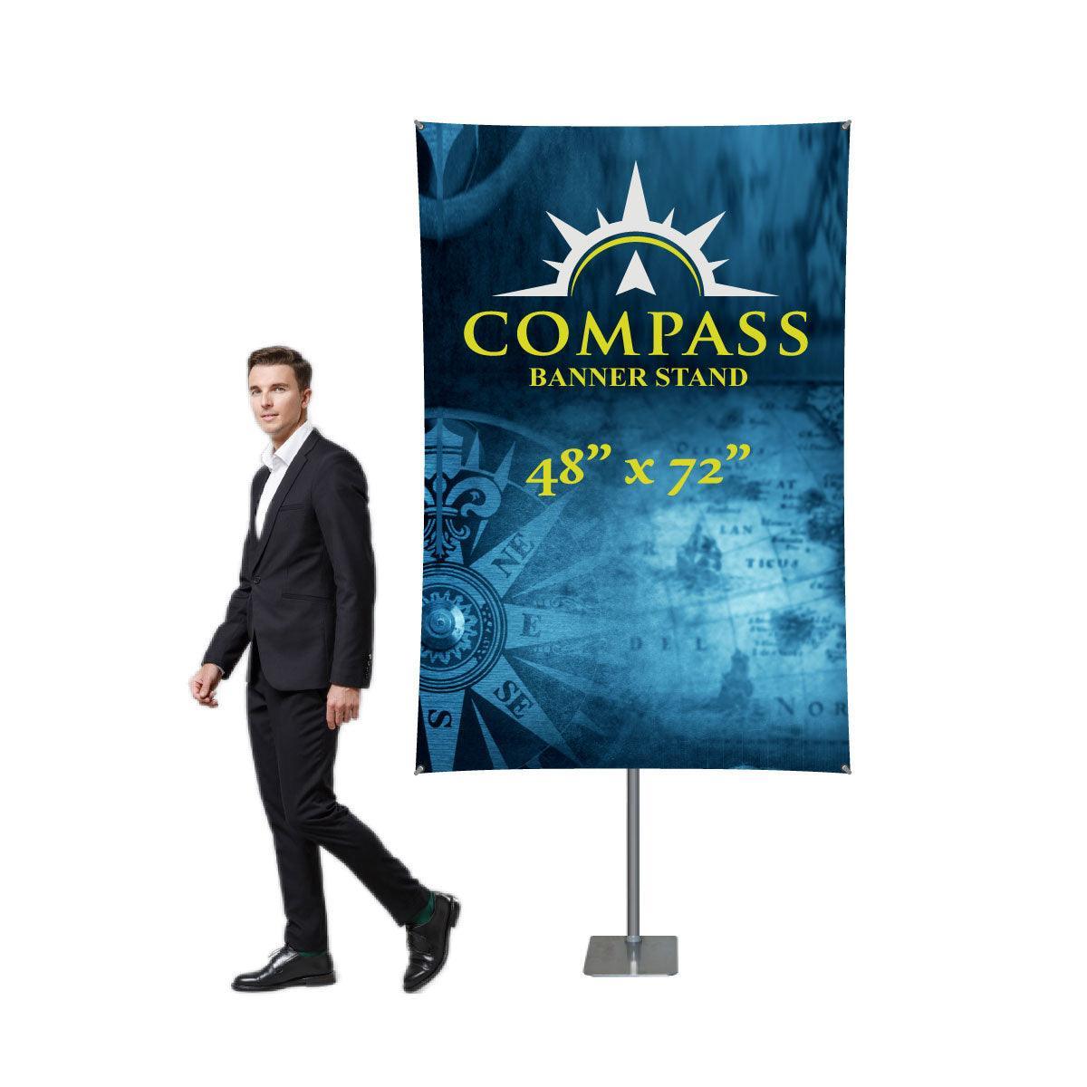 Compass Banner Stand - TradeShowPlus