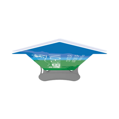 Contour Arrow Up outdoor sign display designed for trade shows, exhibitions, and special events