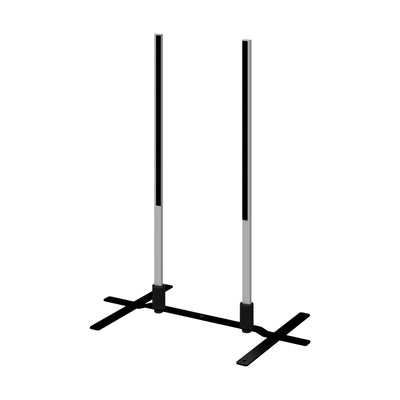 freestanding trade show base frame for vertical signage at exhibitions and special events