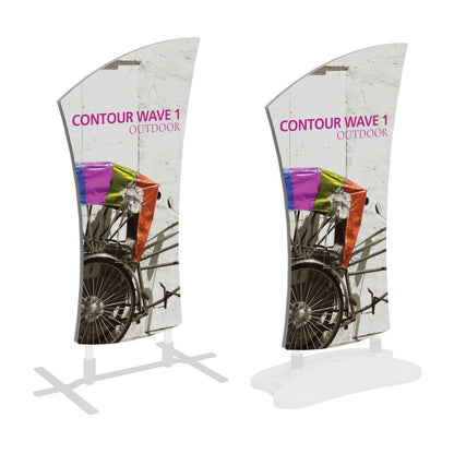 Contour Wave 1 Coroplast Sign - TradeShowPlus