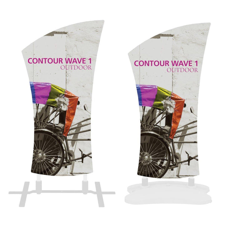 Contour Wave 1 Coroplast Sign - TradeShowPlus