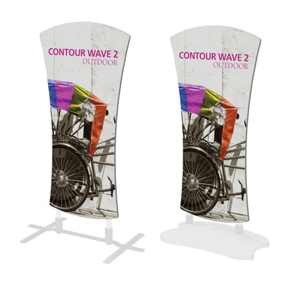 Contour Wave 2 Coroplast Sign - TradeShowPlus