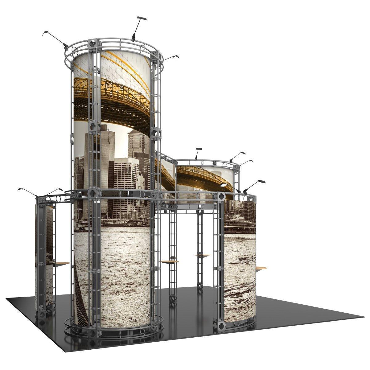 Corvus 20ft Island Truss Display - TradeShowPlus