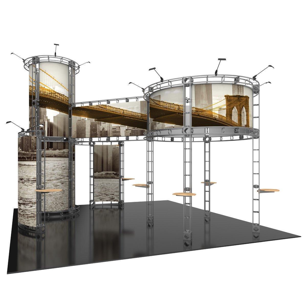 Corvus 20ft Island Truss Display - TradeShowPlus