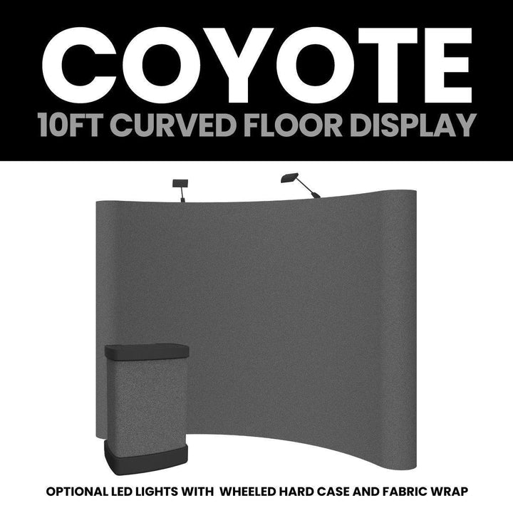 Coyote 10ft Curved Fabric Display - TradeShowPlus