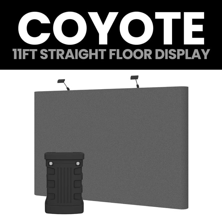 Coyote 11ft Straight Fabric Fast Kit - TradeShowPlus
