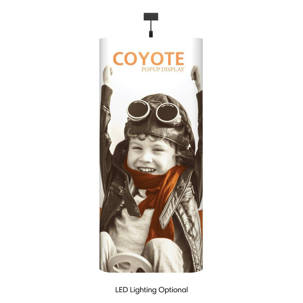 Coyote 4ft Straight Mural Display - TradeShowPlus