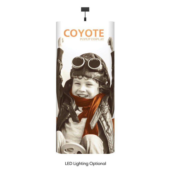 Coyote 4ft Straight Mural Display - TradeShowPlus