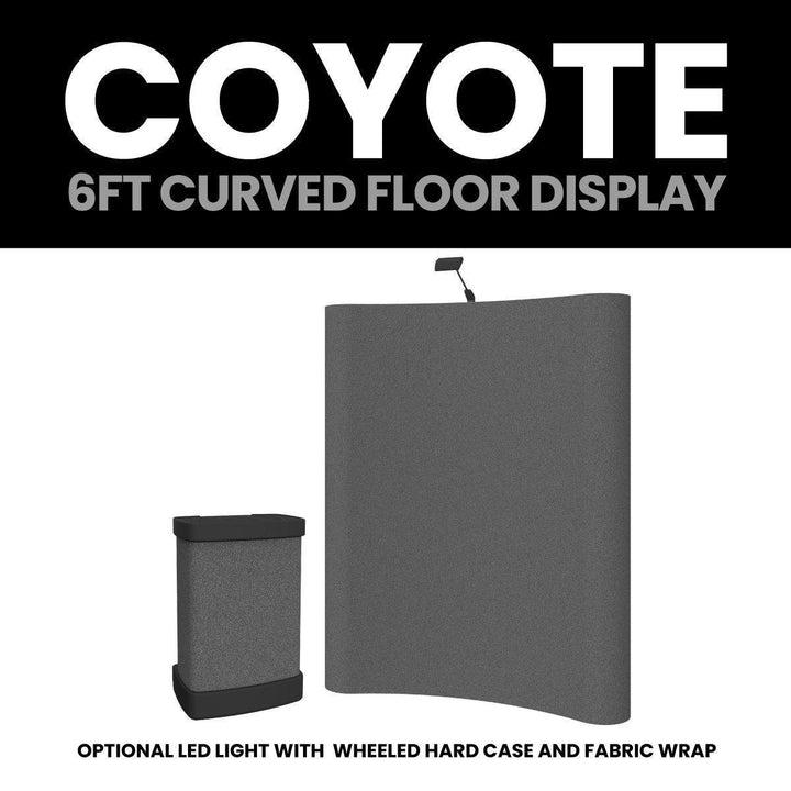 Coyote 6ft Curved Fabric Display - TradeShowPlus