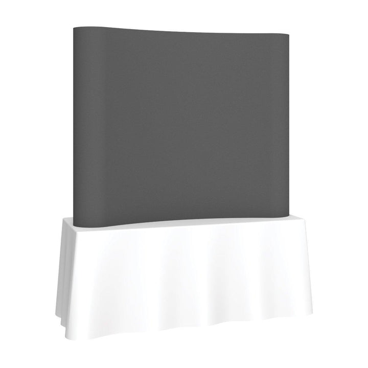 Coyote 6ft Curved Fabric Tabletop Display - TradeShowPlus