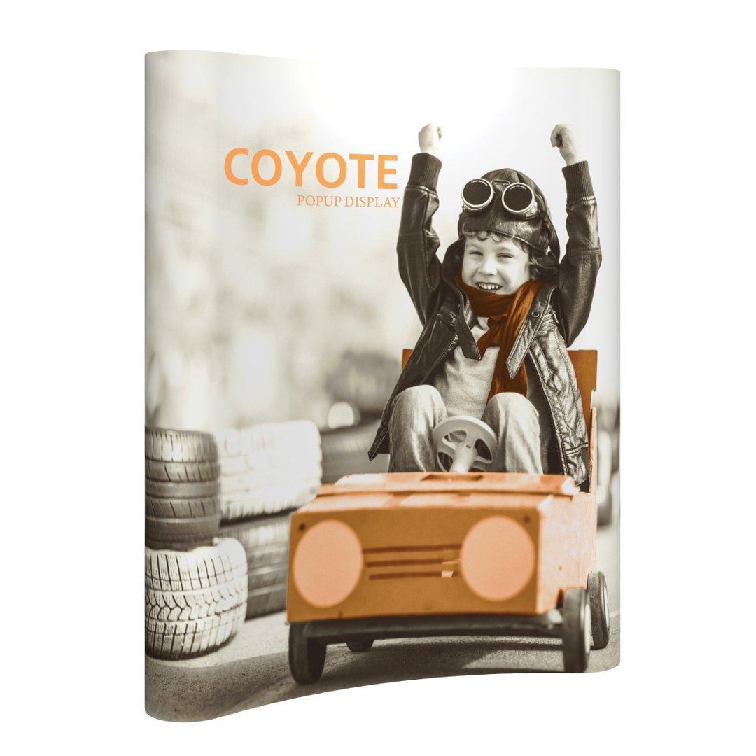 Coyote 6ft Curved Mural (Graphics) - TradeShowPlus