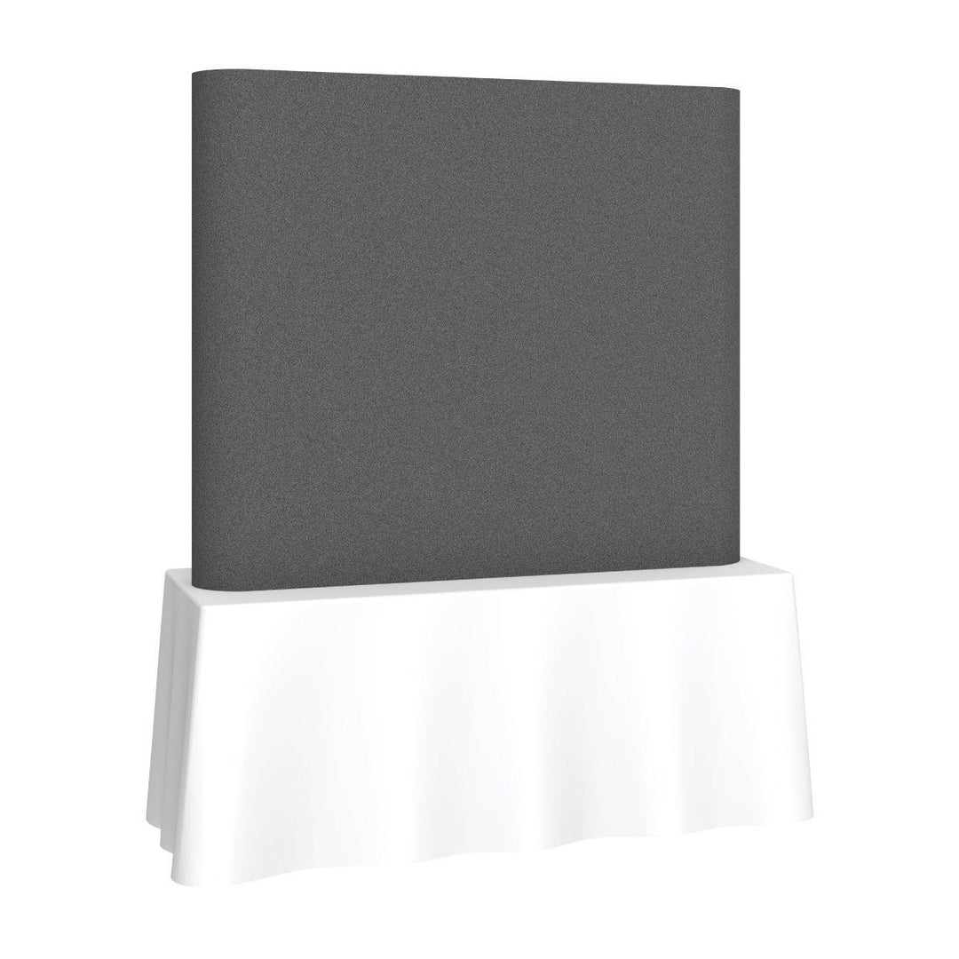 Coyote 6ft Straight Fabric Tabletop Display - TradeShowPlus
