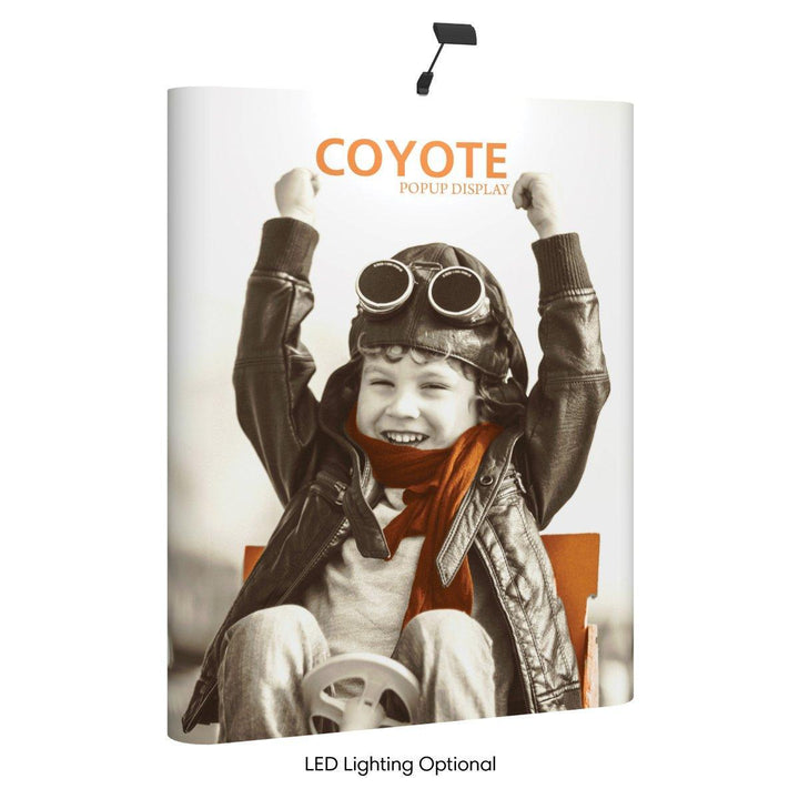 Coyote 6ft Straight Mural Display - TradeShowPlus
