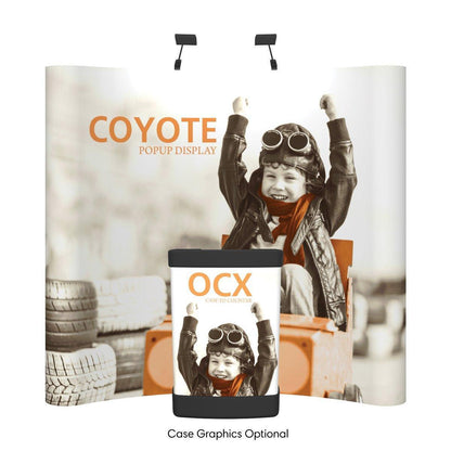 Coyote 8ft Curved Mural Fast Kit - TradeShowPlus