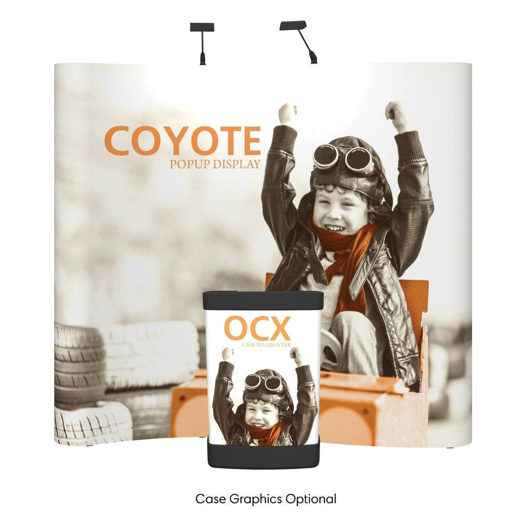 Coyote 8ft Serpentine Mural Fast Kit - TradeShowPlus