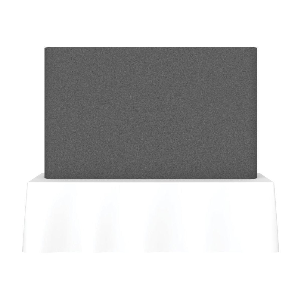 Coyote 8ft Straight Fabric Tabletop Display - TradeShowPlus