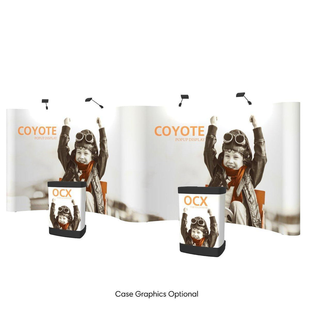 Coyote Gullwing Mural Fast Kit - TradeShowPlus