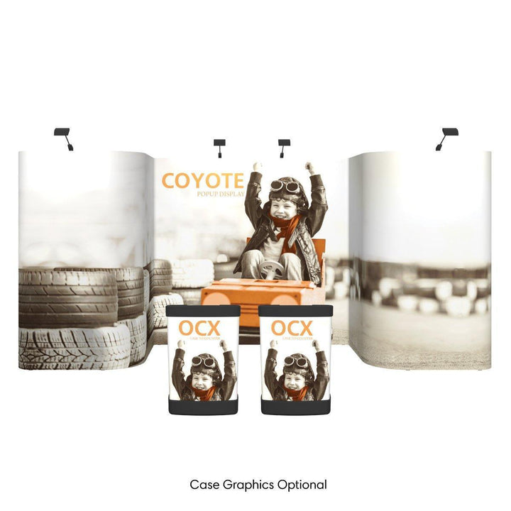 Coyote Horseshoe Deluxe Mural Fast Kit - TradeShowPlus