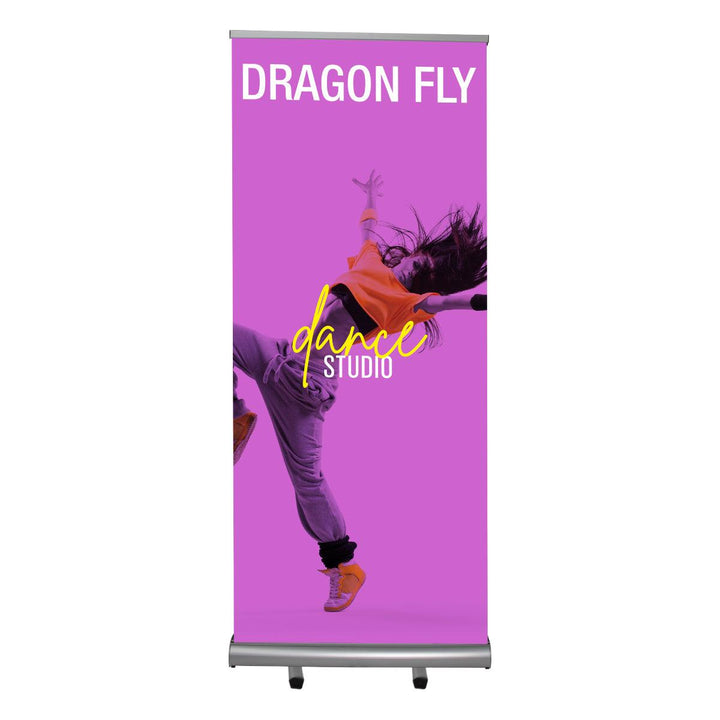Dragonfly Double Sided Banner Stand (Graphics) - TradeShowPlus