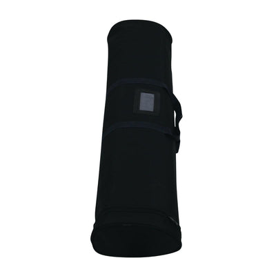 Durable carry bag for trade show banner stands with handle and zippered closure