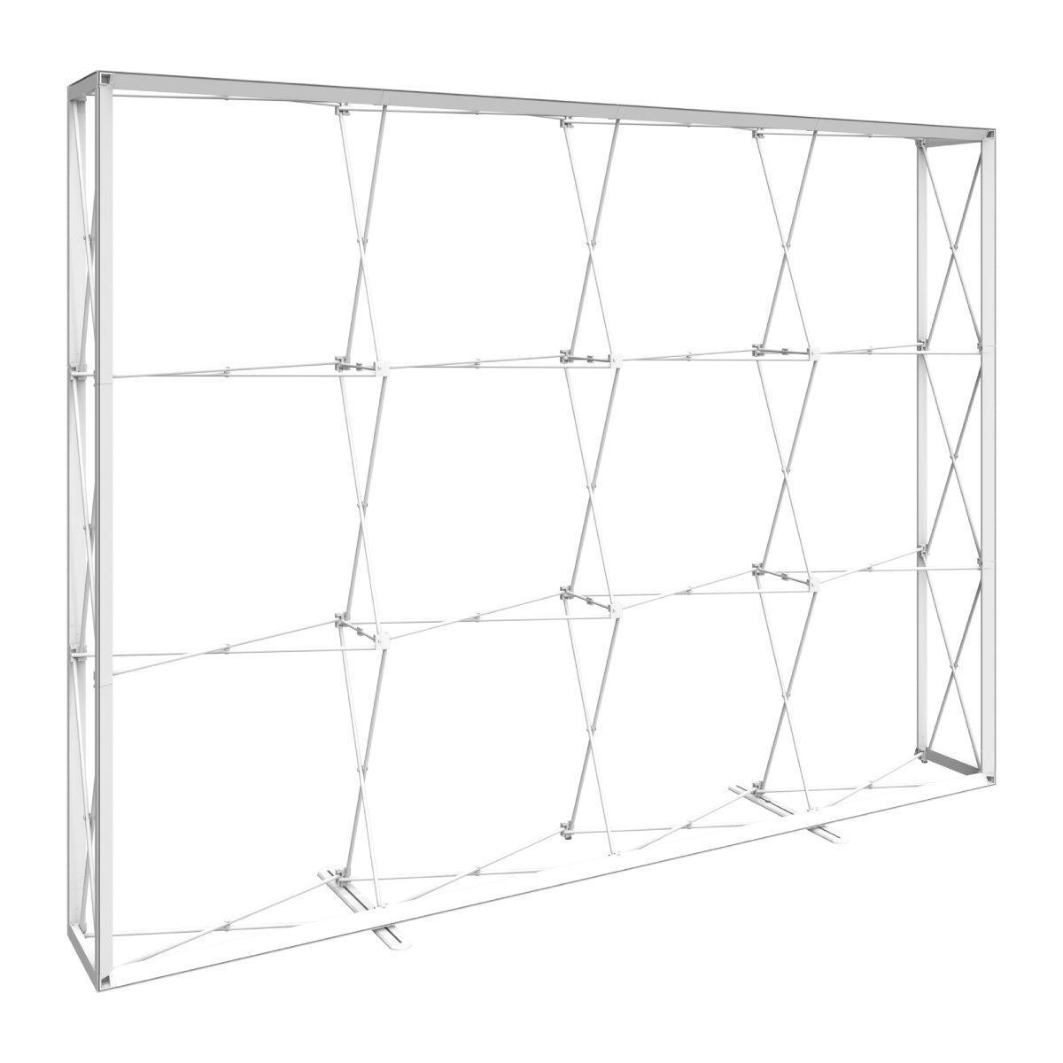 Large collapsible trade show display frame for exhibitions and special event branding