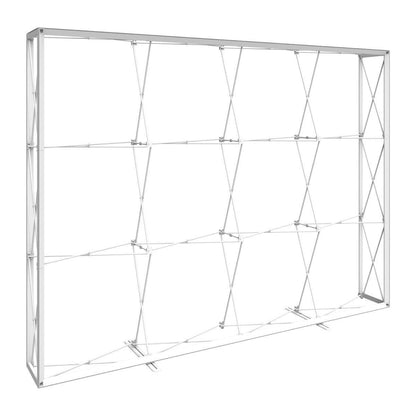 Large collapsible trade show display frame for exhibitions and special event branding