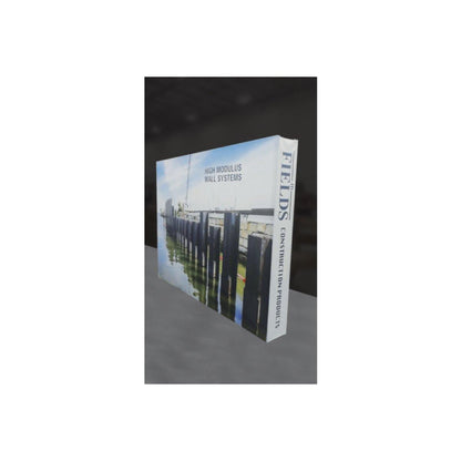 Portable trade show fabric display featuring high modulus wall systems exhibit with branded graphics