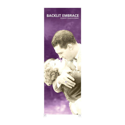 Embrace 2.5ft Backlit Display (Graphics Only) - TradeShowPlus