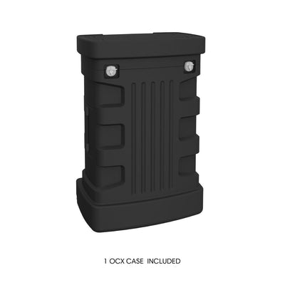 Durable protective case for trade shows and exhibitions with secured latches