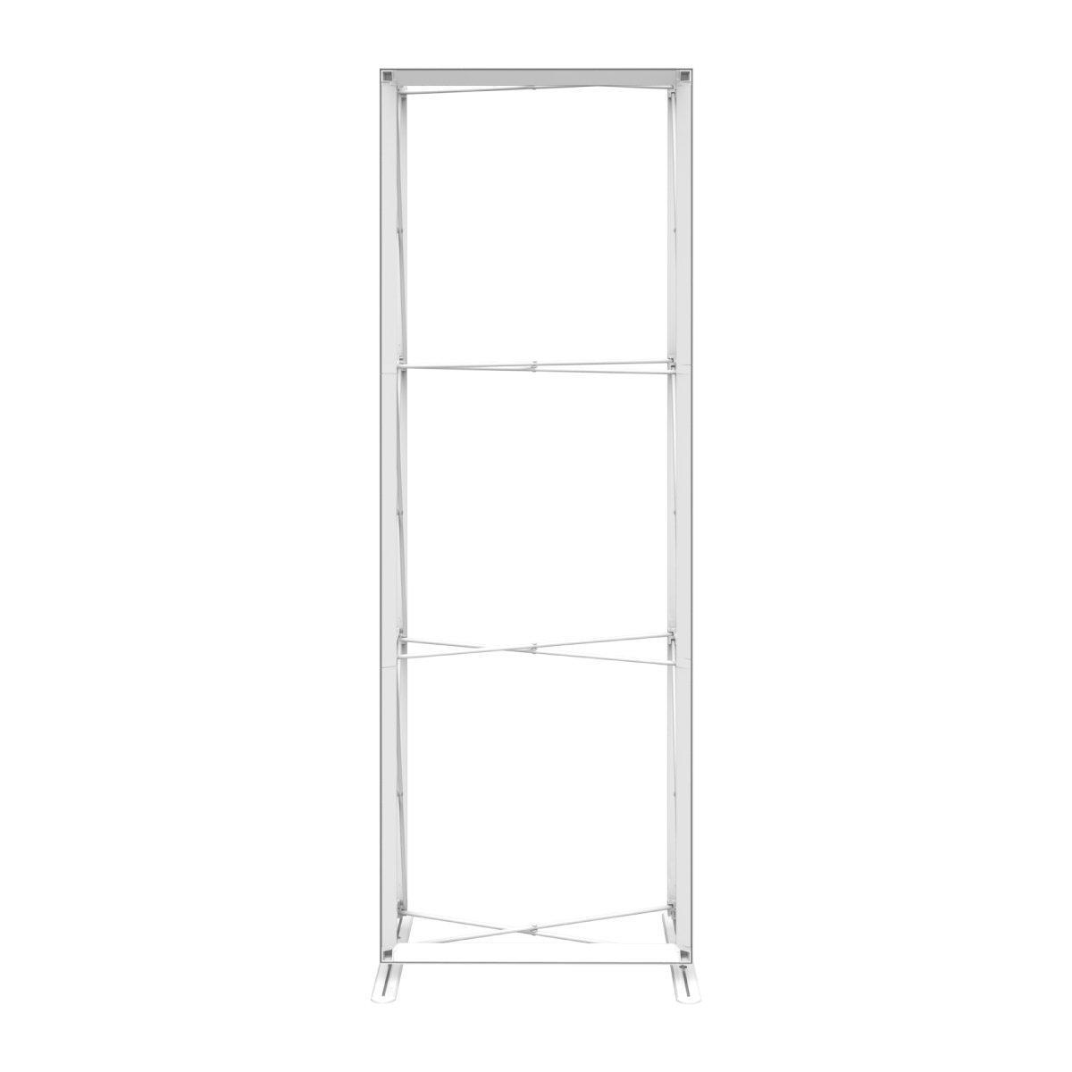 Collapsible frame structure for trade show displays and exhibition backdrops