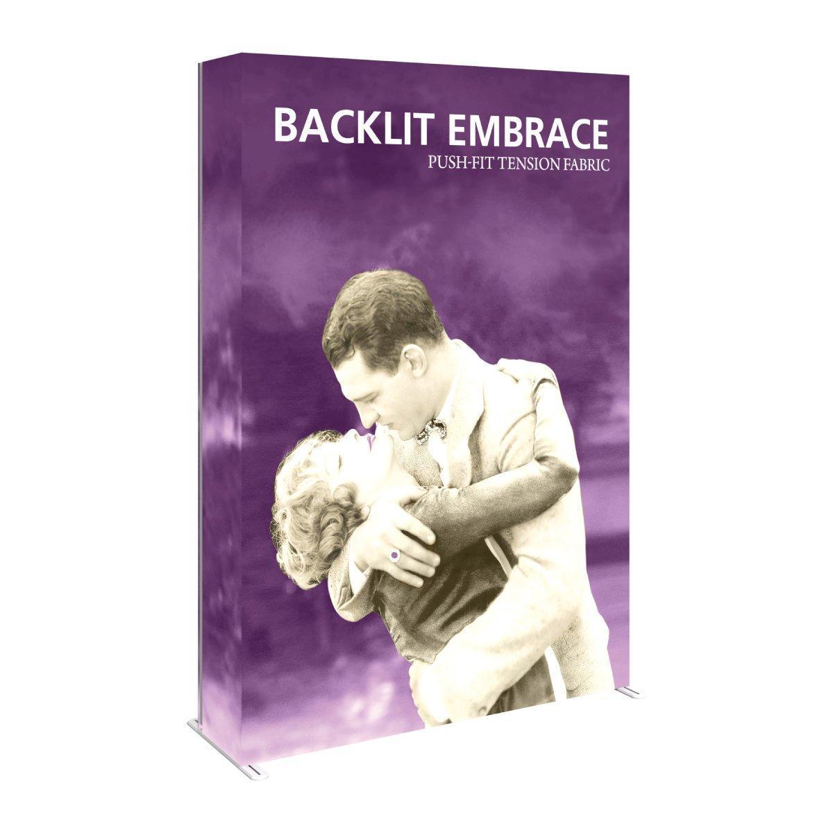 Embrace 5ft Backlit Display (Graphics Only) - TradeShowPlus