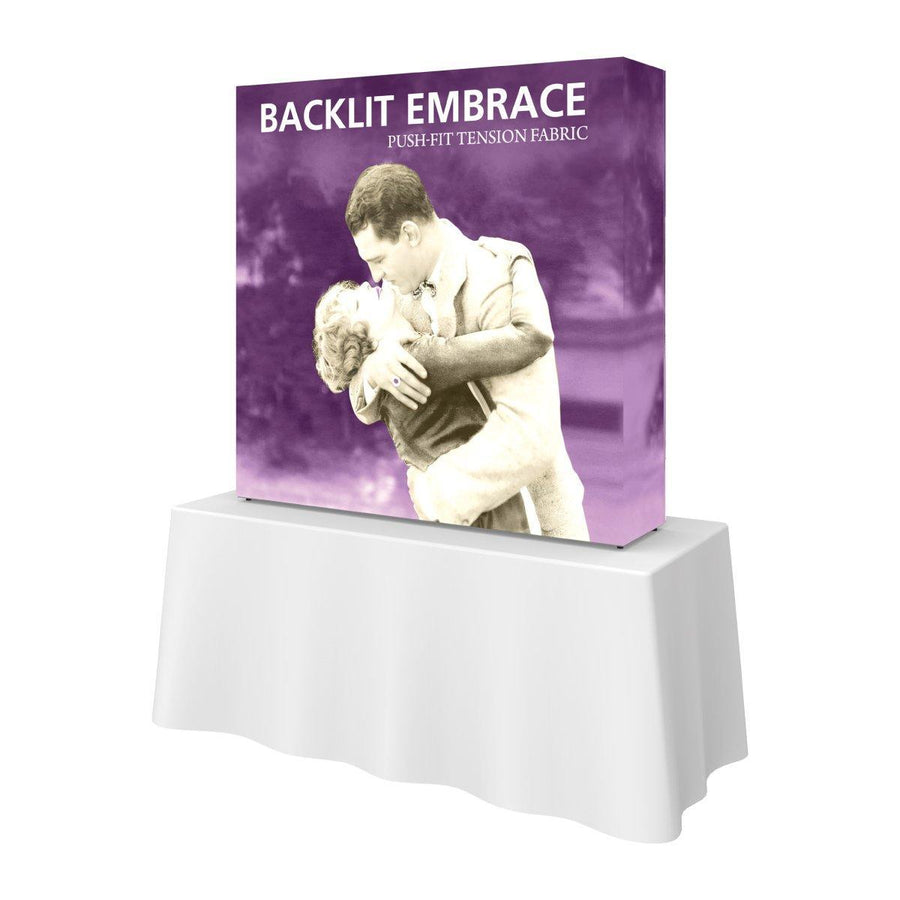 Embrace 5ft Backlit Tabletop (Graphics Only) - TradeShowPlus