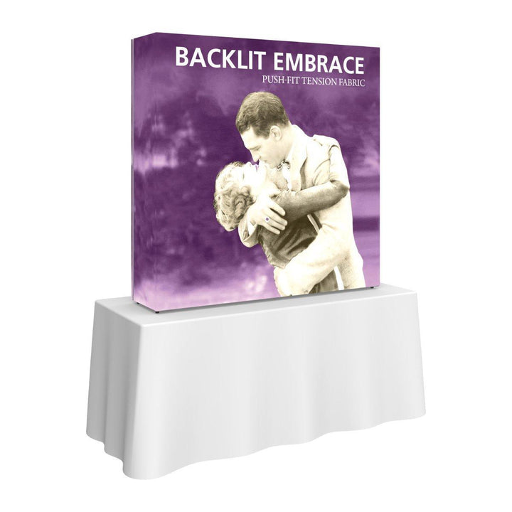 Embrace 5ft Backlit Tabletop (Graphics Only) - TradeShowPlus